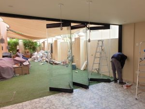 Frameless Folding Doors Dubai